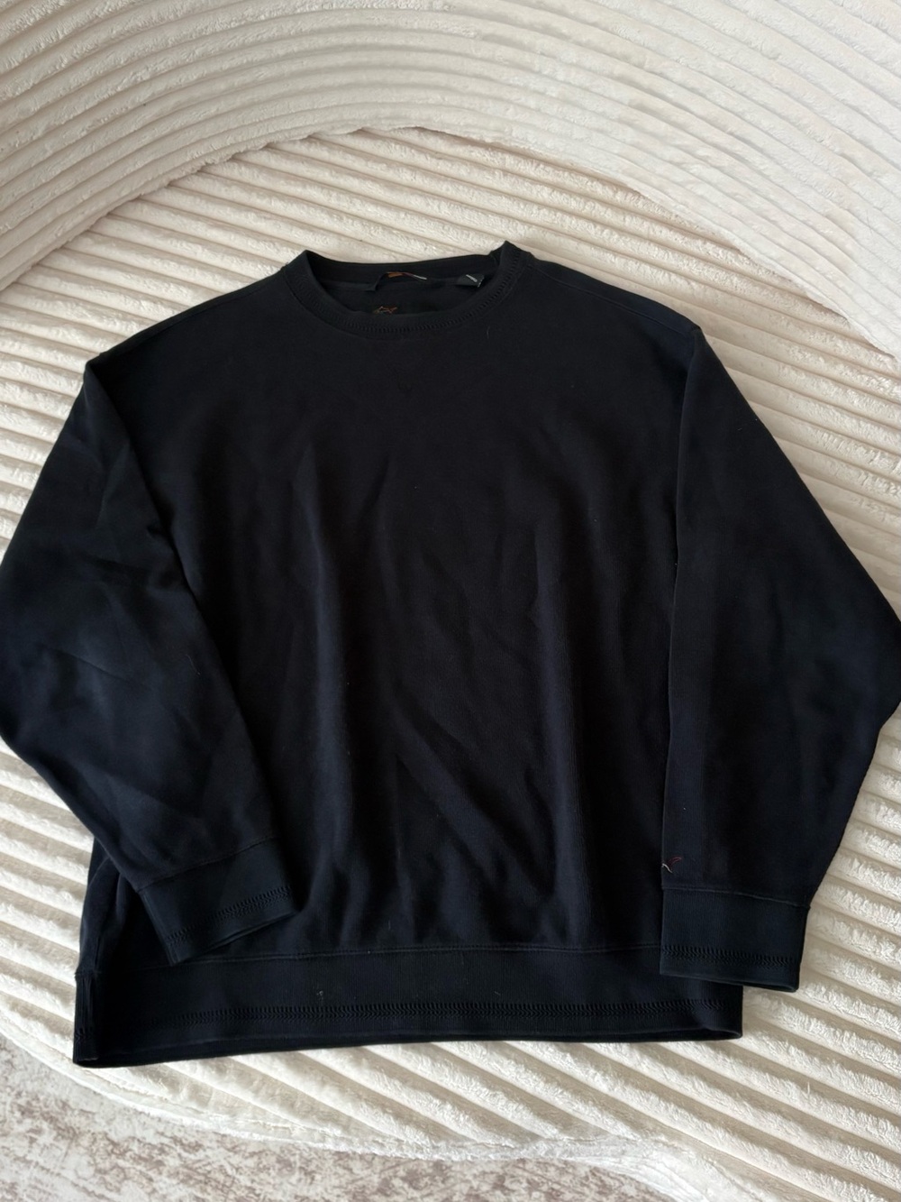 Greg Norman Collection Black Crewneck Sweater